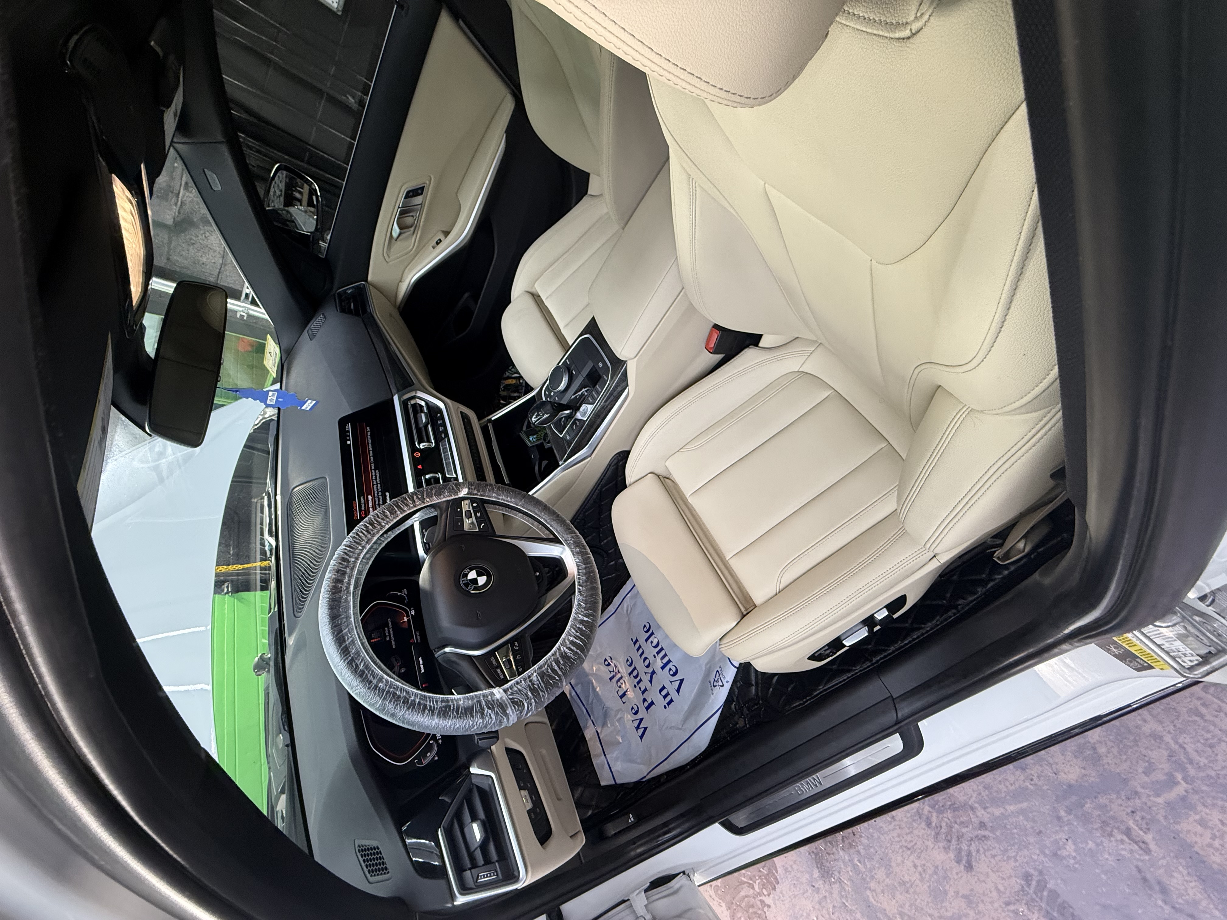 BMW interior deep cleaning service