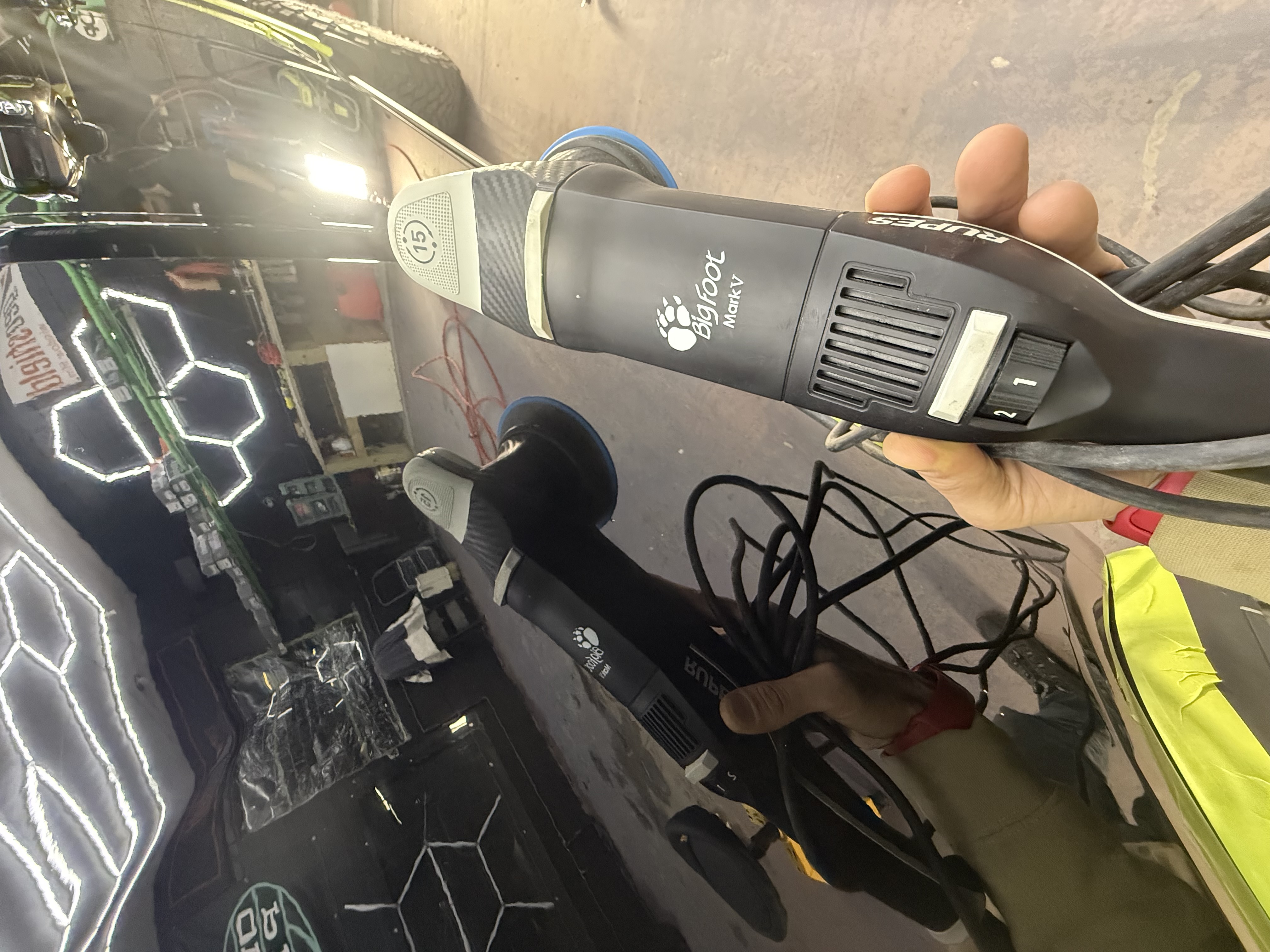 Professional detailing equipment and tools